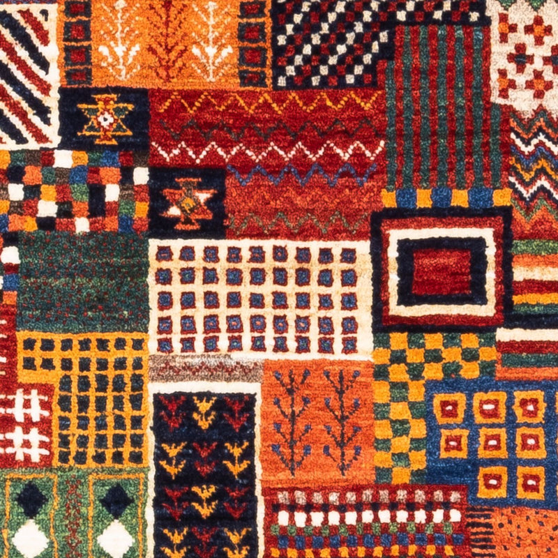 Dywan Gabbeh - Loribaft Perski - Royal - 123 x 84 cm - wielokolorowy