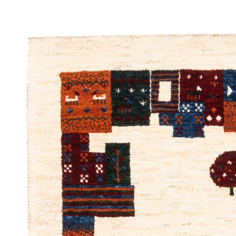 Dywan Gabbeh - Loribaft Perski - Royal - 128 x 80 cm - wielokolorowy