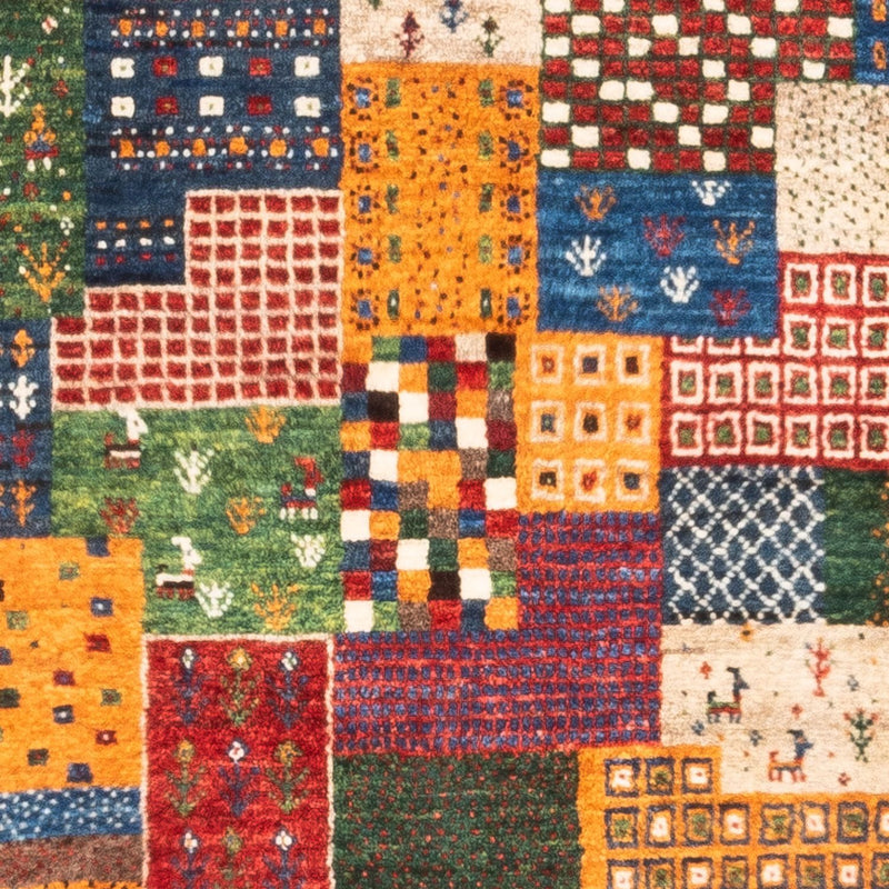 Dywan Gabbeh - Loribaft Perski - Royal - 126 x 86 cm - wielokolorowy