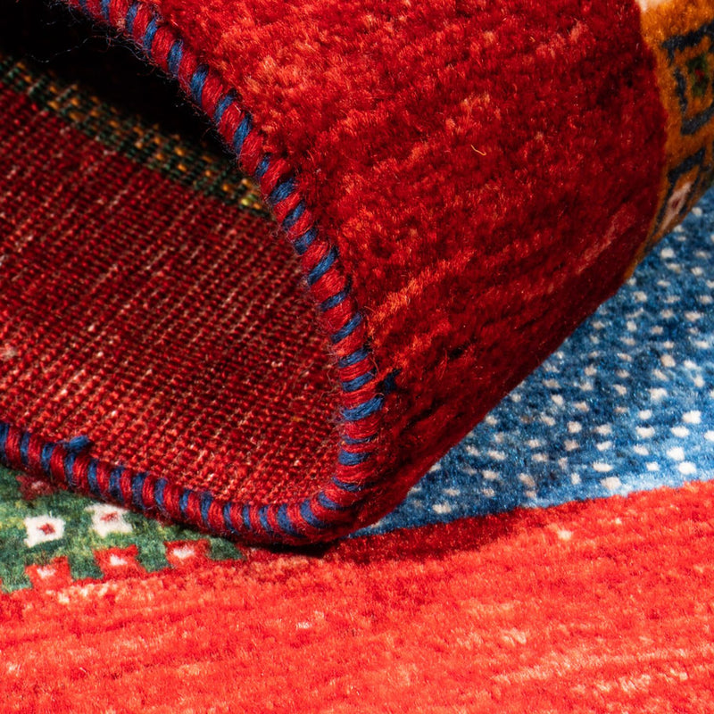 Dywan Gabbeh - Loribaft Perski - Royal - 126 x 86 cm - wielokolorowy