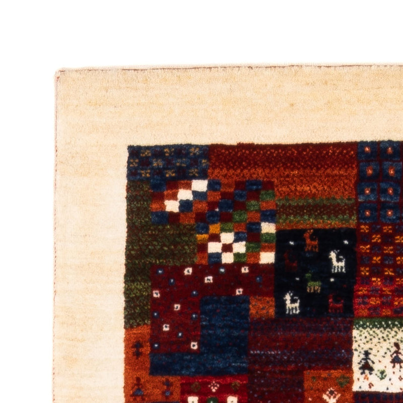 Dywan Gabbeh - Loribaft Perski - Royal - 134 x 84 cm - wielokolorowy