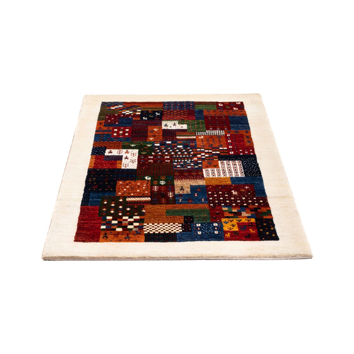 Dywan Gabbeh - Loribaft Perski - Royal - 134 x 84 cm - wielokolorowy