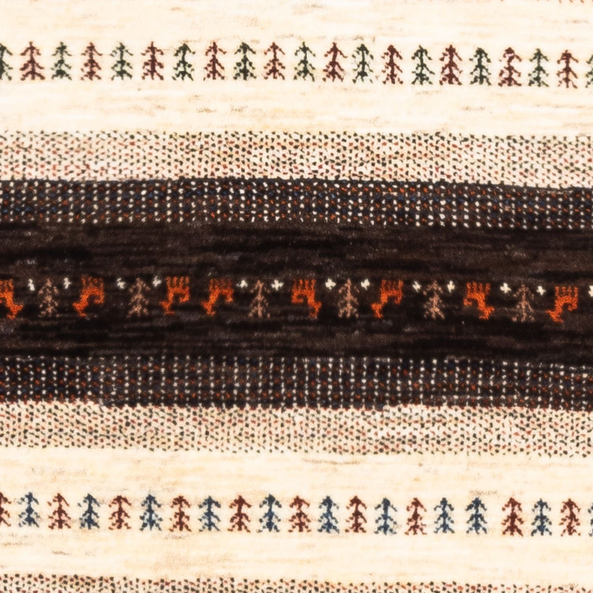 Dywan Gabbeh - Loribaft Perski - Royal - 128 x 81 cm - szary