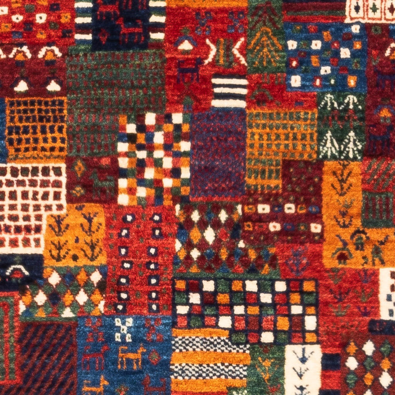 Dywan Gabbeh - Loribaft Perski - Royal - 134 x 82 cm - wielokolorowy