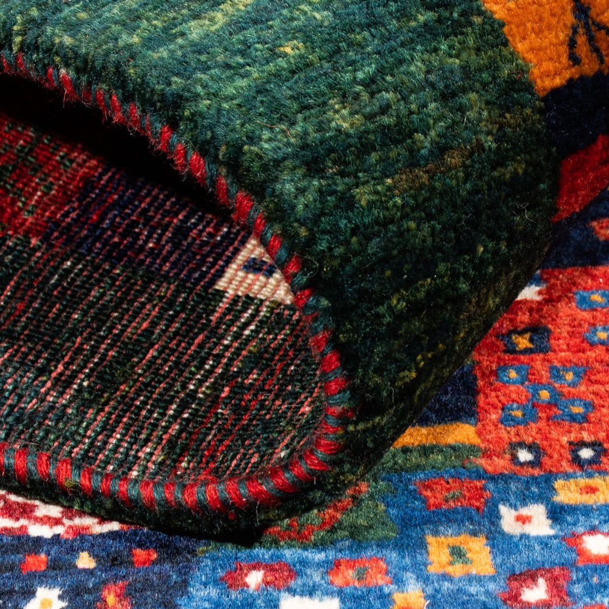 Dywan Gabbeh - Loribaft Perski - Royal - 134 x 82 cm - wielokolorowy