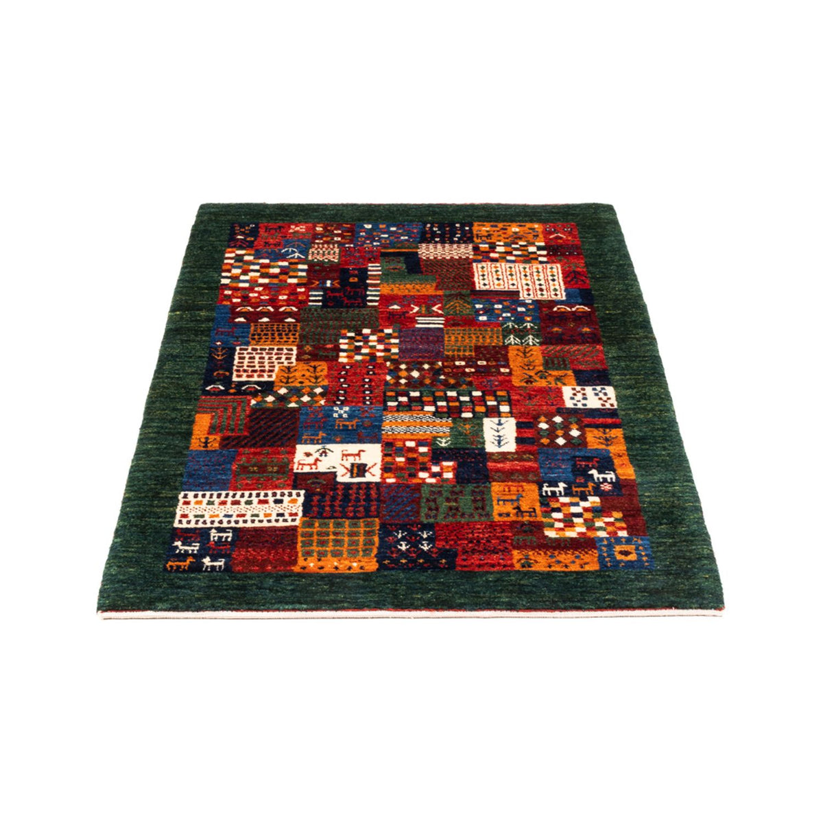 Dywan Gabbeh - Loribaft Perski - Royal - 134 x 82 cm - wielokolorowy