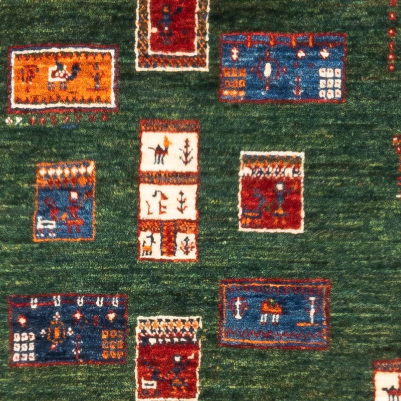 Dywan Gabbeh - Loribaft Perski - Royal - 135 x 83 cm - wielokolorowy