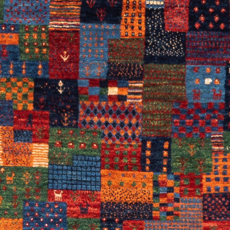 Dywan Gabbeh - Loribaft Perski - Royal - 133 x 87 cm - wielokolorowy