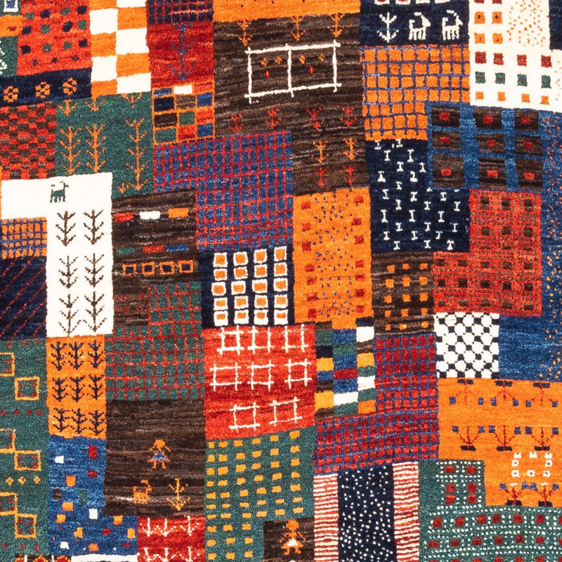 Gabbeh Teppich - Loribaft Perser - Royal - 143 x 101 cm - mehrfarbig