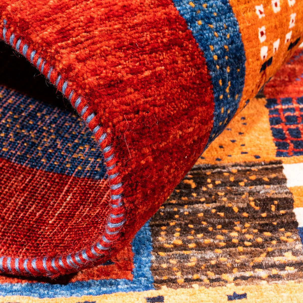 Gabbeh Teppich - Loribaft Perser - Royal - 143 x 101 cm - mehrfarbig