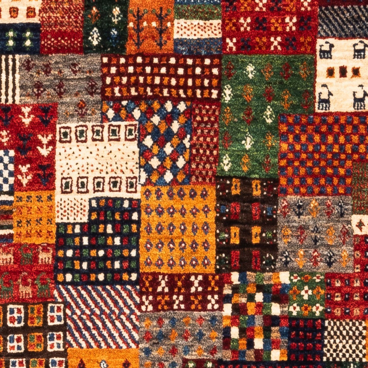 Dywan Gabbeh - Loribaft Perski - Royal - 145 x 90 cm - wielokolorowy