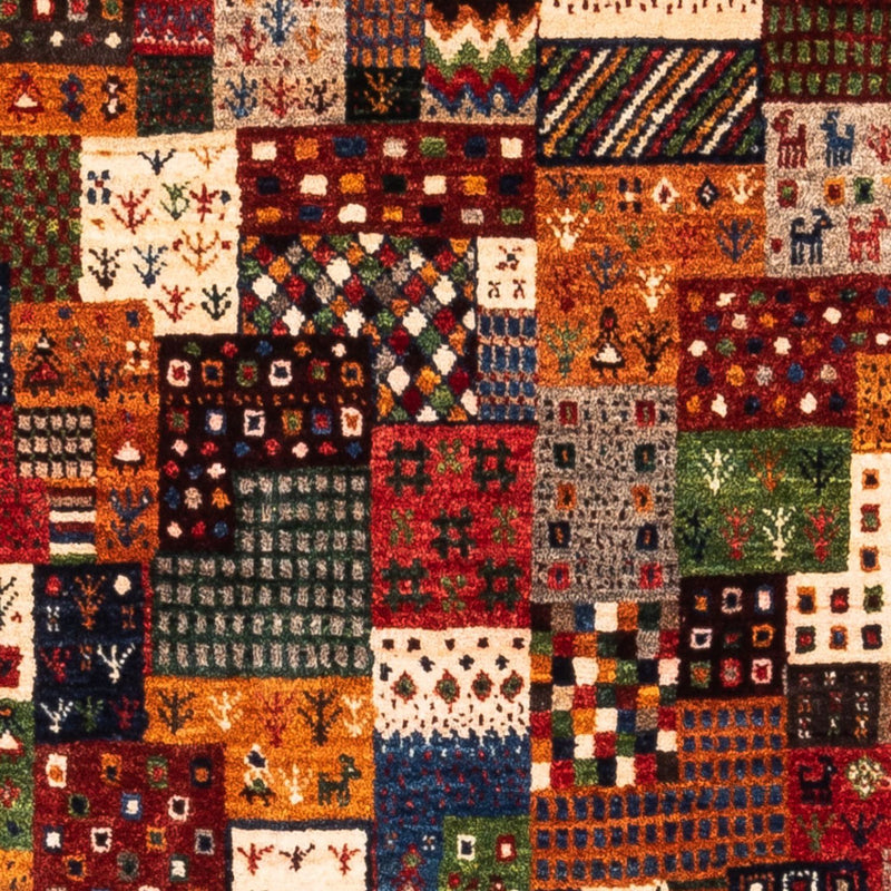 Dywan Gabbeh - Loribaft Perski - Royal - 142 x 88 cm - wielokolorowy