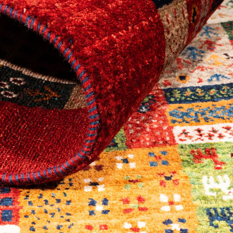 Dywan Gabbeh - Loribaft Perski - Royal - 142 x 88 cm - wielokolorowy