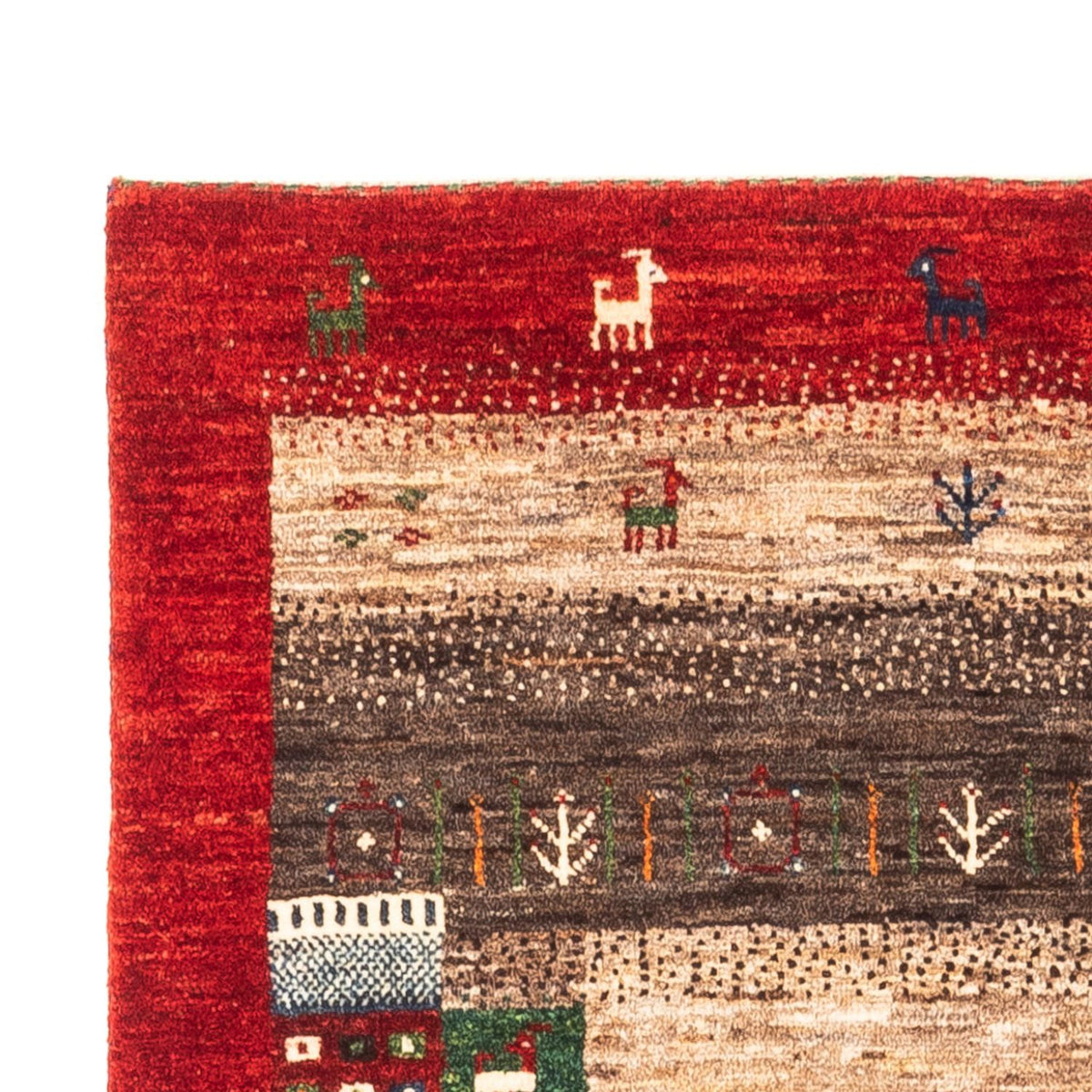 Gabbeh Teppich - Loribaft Perser - Royal - 147 x 86 cm - mehrfarbig