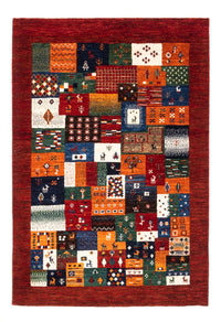 Dywan Gabbeh - Loribaft Perski - Royal - 130 x 92 cm - wielokolorowy