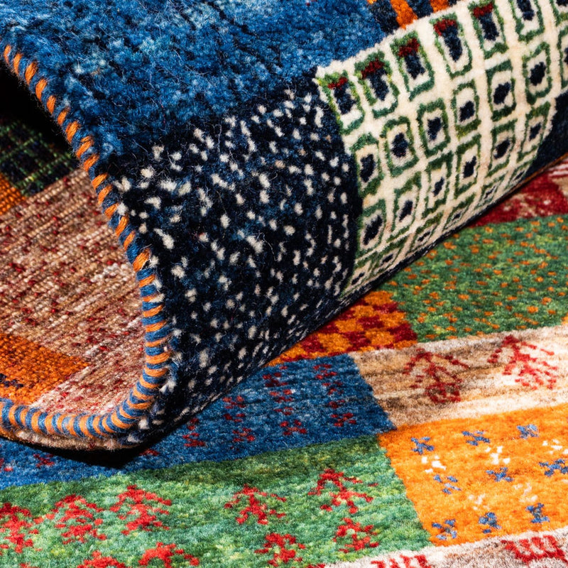 Gabbeh Teppich - Loribaft Perser - Royal - 147 x 100 cm - mehrfarbig