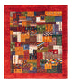 Loribaft Dywan 123x110cm - Perserteppich Wollteppich