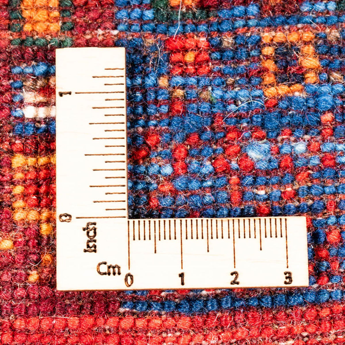 Gabbeh Teppich - Loribaft Perser - Royal quadratisch  - 123 x 110 cm - mehrfarbig