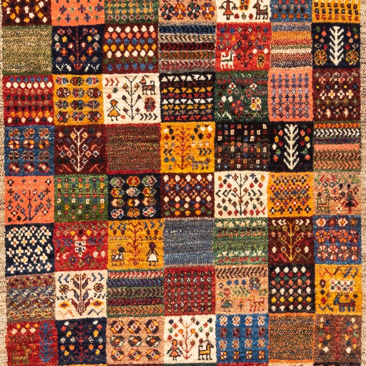 Gabbeh Teppich - Loribaft Perser - Royal - 151 x 104 cm - mehrfarbig