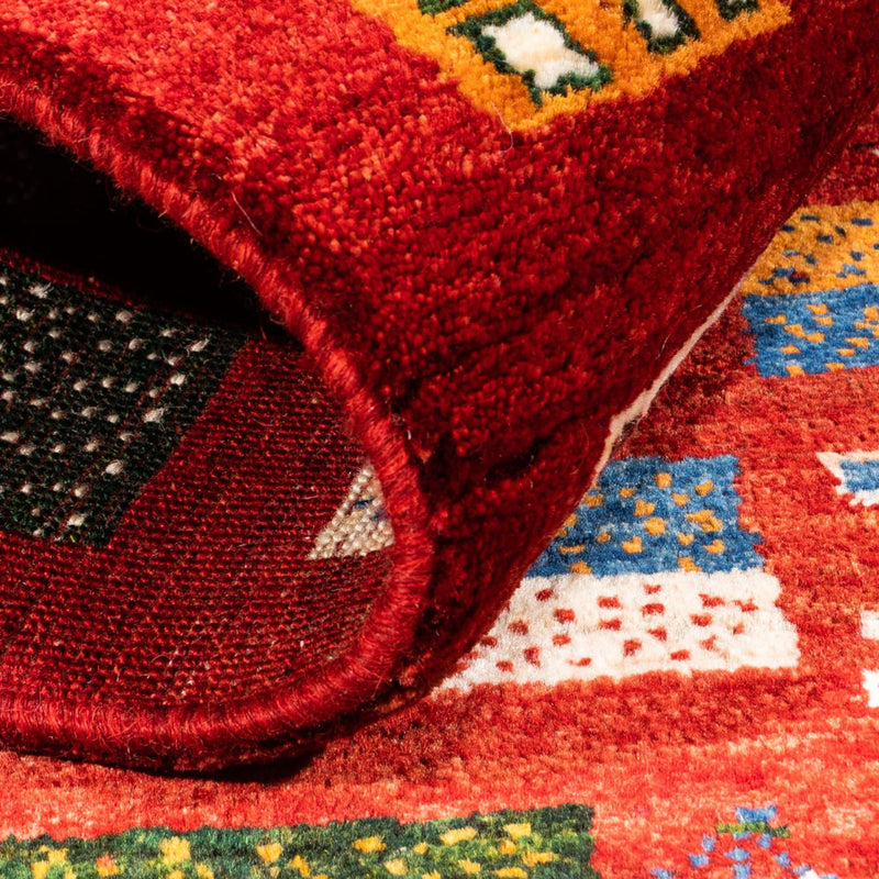 Dywan Gabbeh - Loribaft Perski - Royal - 126 x 84 cm - wielokolorowy