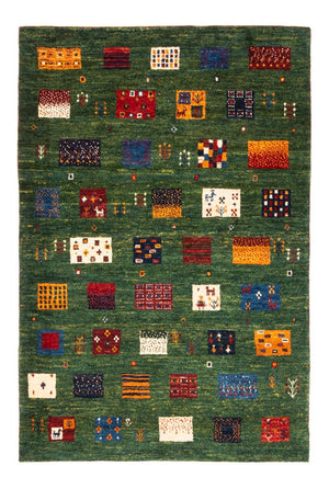 Dywan Gabbeh - Loribaft Perski - Royal - 129 x 88 cm - wielokolorowy