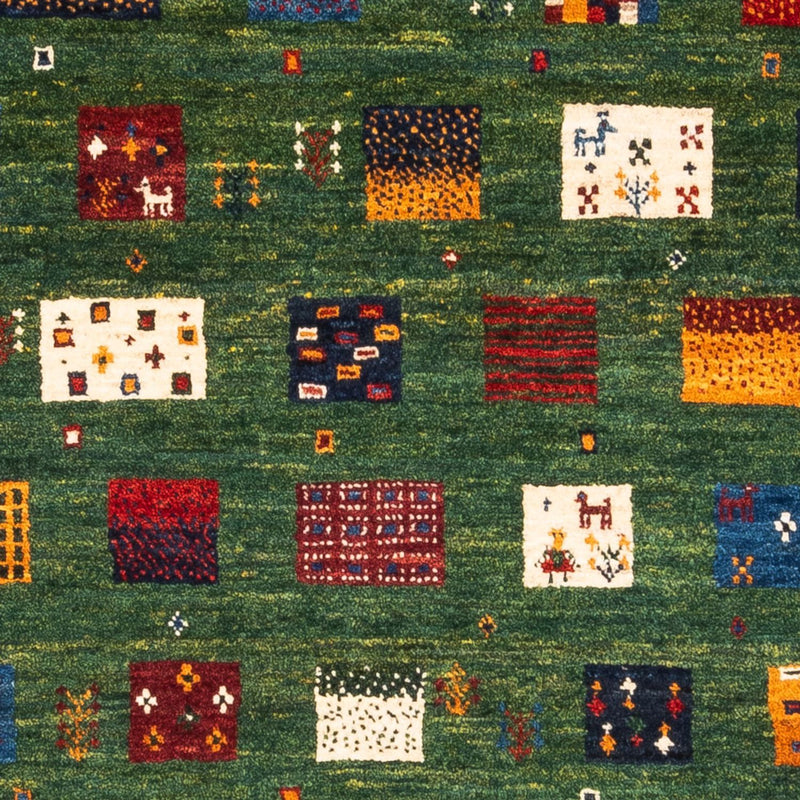 Dywan Gabbeh - Loribaft Perski - Royal - 129 x 88 cm - wielokolorowy