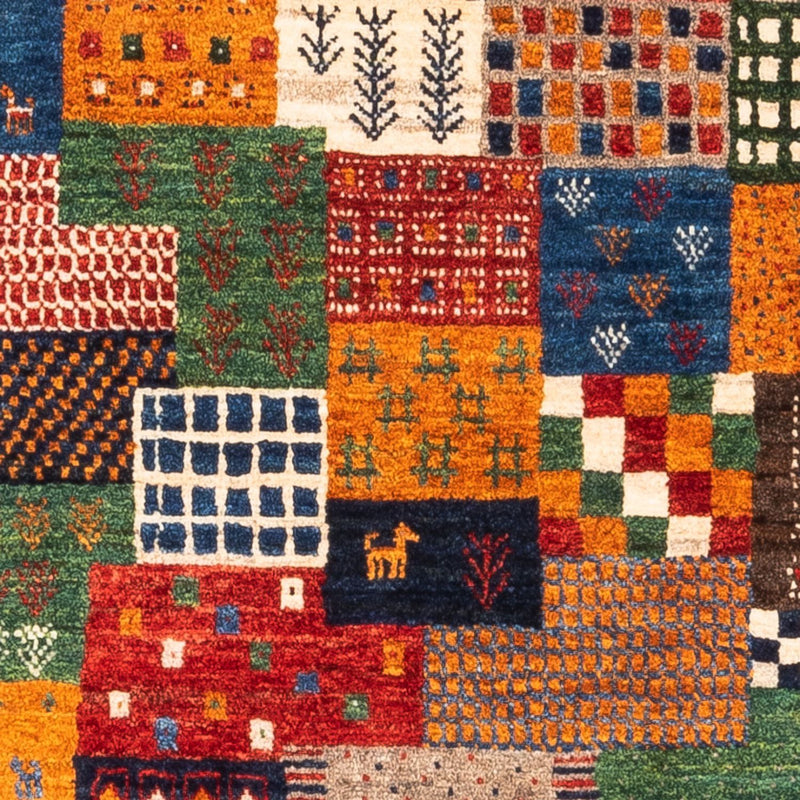 Dywan Gabbeh - Loribaft Perski - Royal - 125 x 80 cm - wielokolorowy