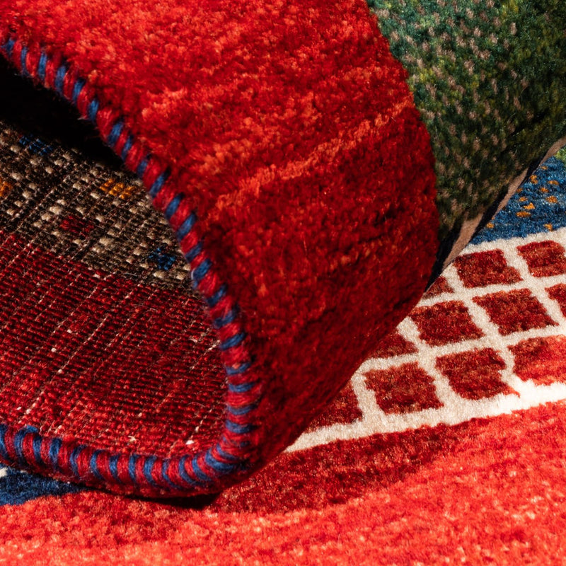 Dywan Gabbeh - Loribaft Perski - Royal - 125 x 80 cm - wielokolorowy