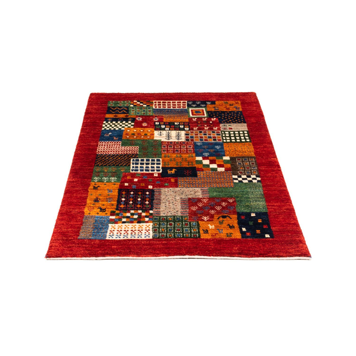 Dywan Gabbeh - Loribaft Perski - Royal - 125 x 80 cm - wielokolorowy