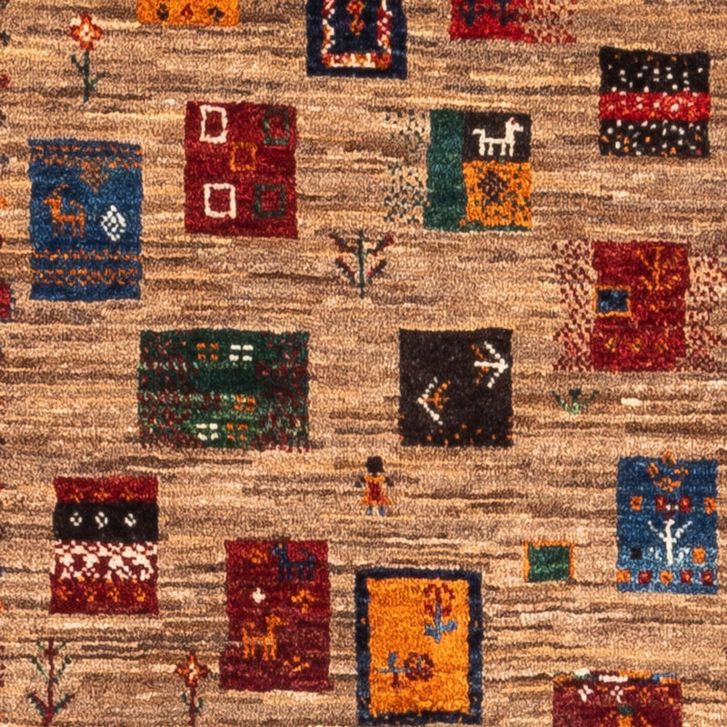 Dywan Gabbeh - Loribaft Perski - Royal - 135 x 84 cm - wielokolorowy