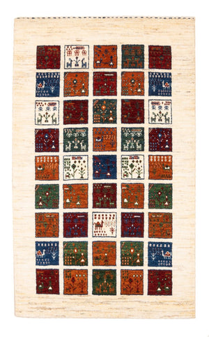 Dywan Gabbeh - Loribaft Perski - Royal - 132 x 84 cm - wielokolorowy