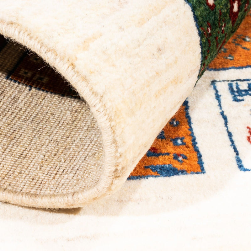 Dywan Gabbeh - Loribaft Perski - Royal - 132 x 84 cm - wielokolorowy