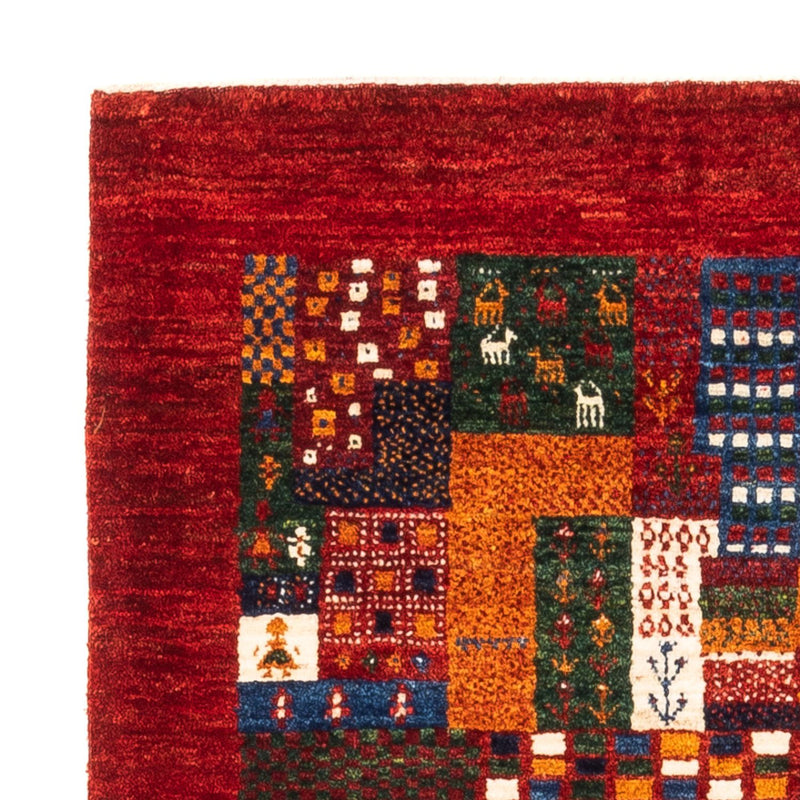 Dywan Gabbeh - Loribaft Perski - Royal - 125 x 86 cm - wielokolorowy