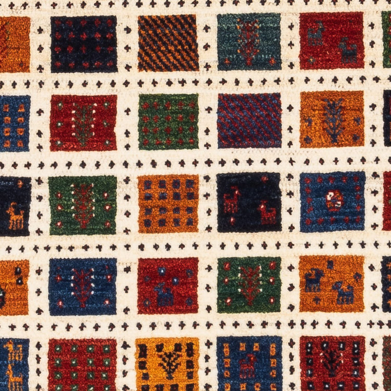 Dywan Gabbeh - Loribaft Perski - Royal - 112 x 80 cm - wielokolorowy