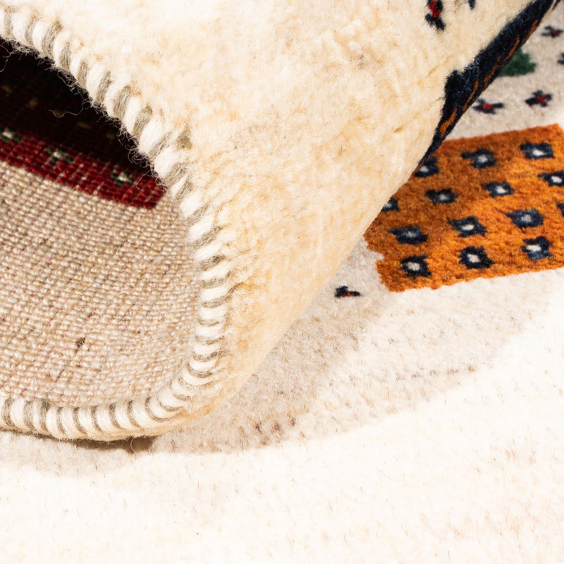 Dywan Gabbeh - Loribaft Perski - Royal - 112 x 80 cm - wielokolorowy