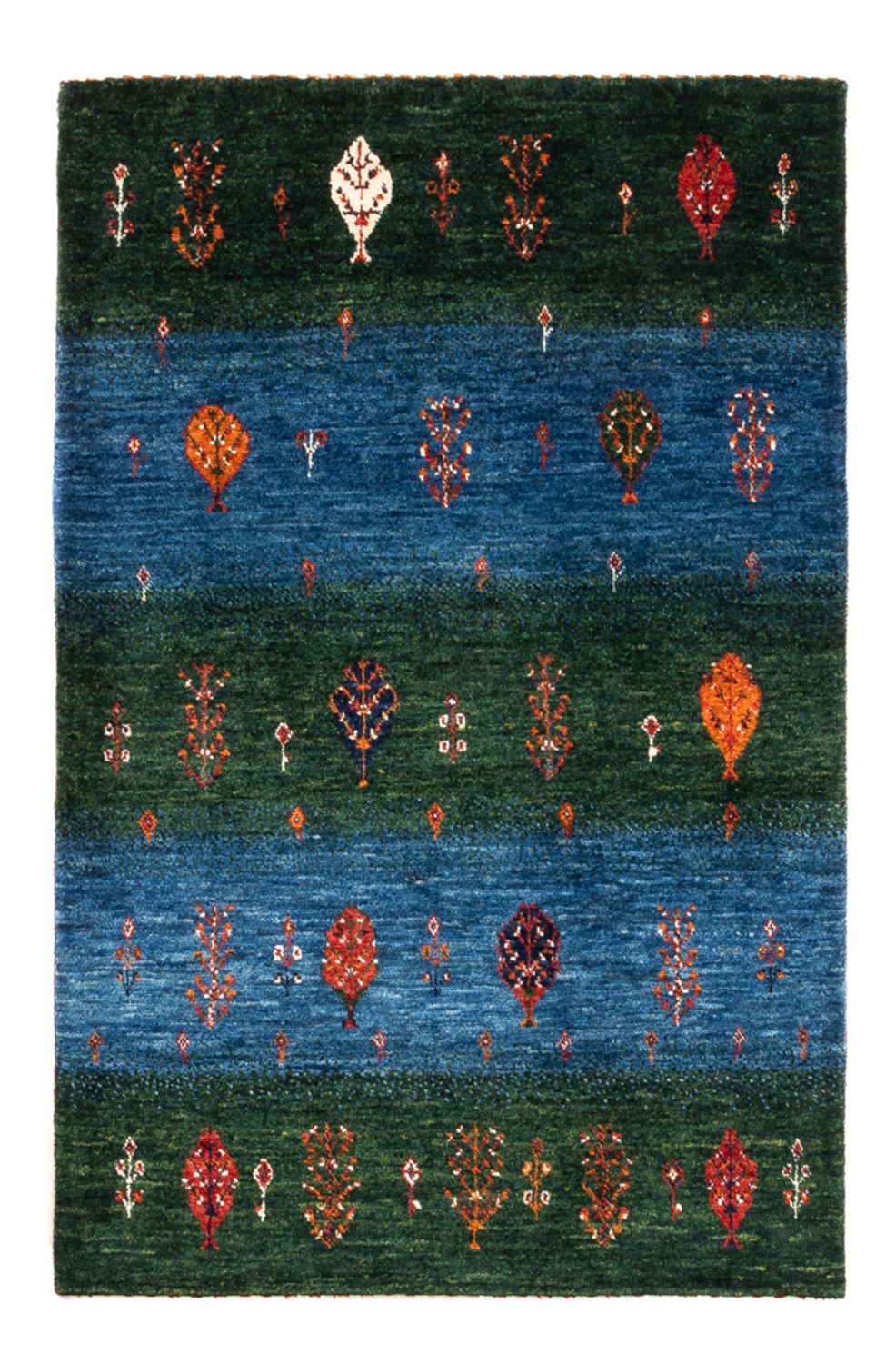 Dywan Gabbeh - Loribaft Perski - Royal - 127 x 86 cm - wielokolorowy