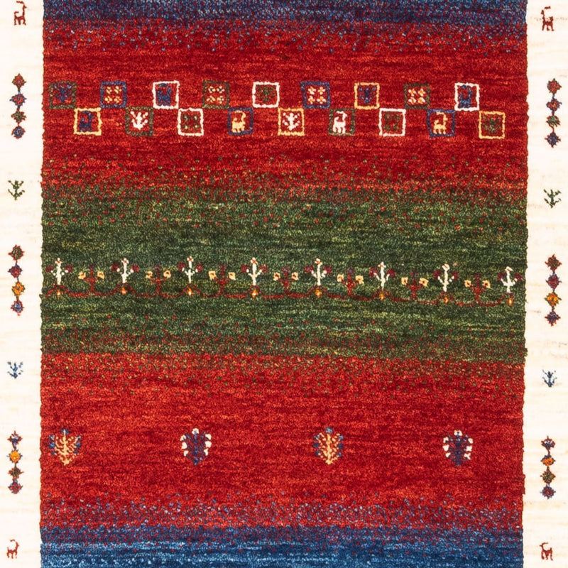 Dywan Gabbeh - Loribaft Perski - Royal - 122 x 82 cm - wielokolorowy