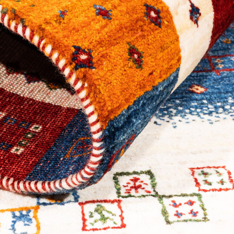 Dywan Gabbeh - Loribaft Perski - Royal - 122 x 82 cm - wielokolorowy