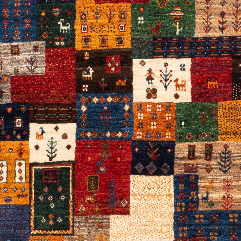 Dywan Gabbeh - Loribaft Perski - Royal - 125 x 84 cm - wielokolorowy