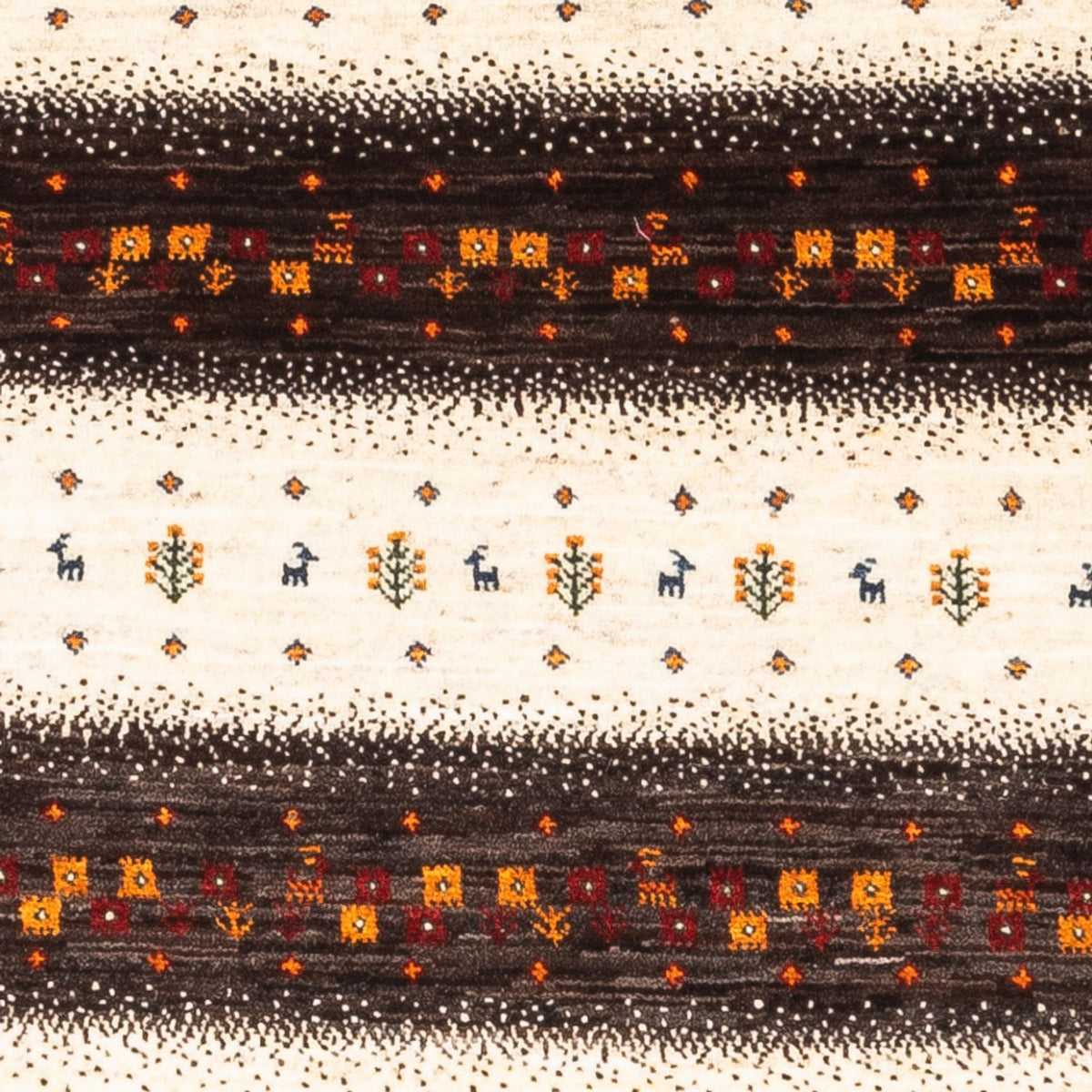 Dywan Gabbeh - Loribaft Perski - Royal - 127 x 83 cm - wielokolorowy