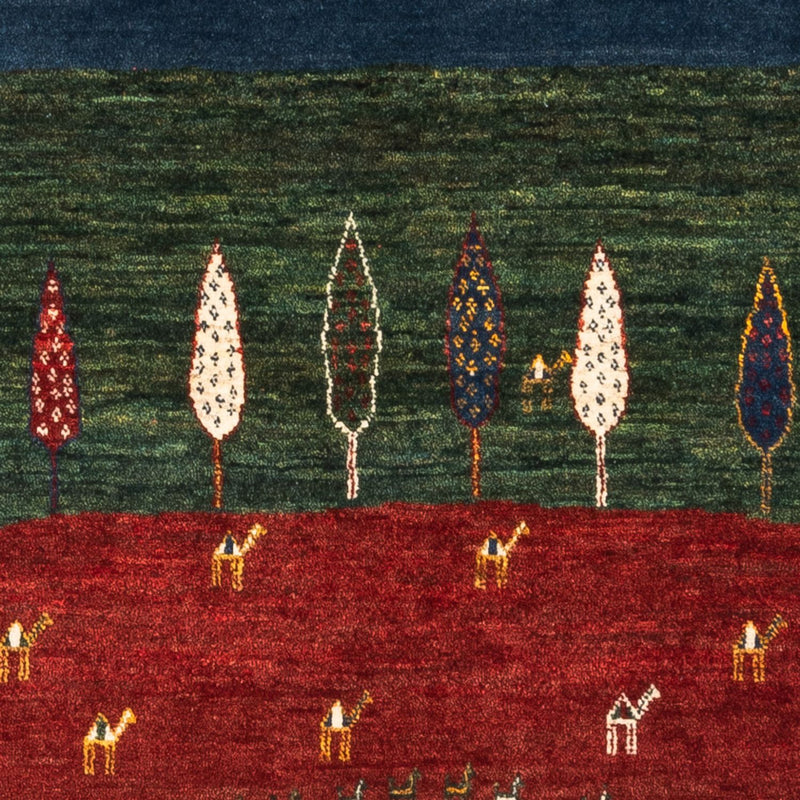 Dywan Gabbeh - Loribaft Perski - Royal - 122 x 83 cm - wielokolorowy