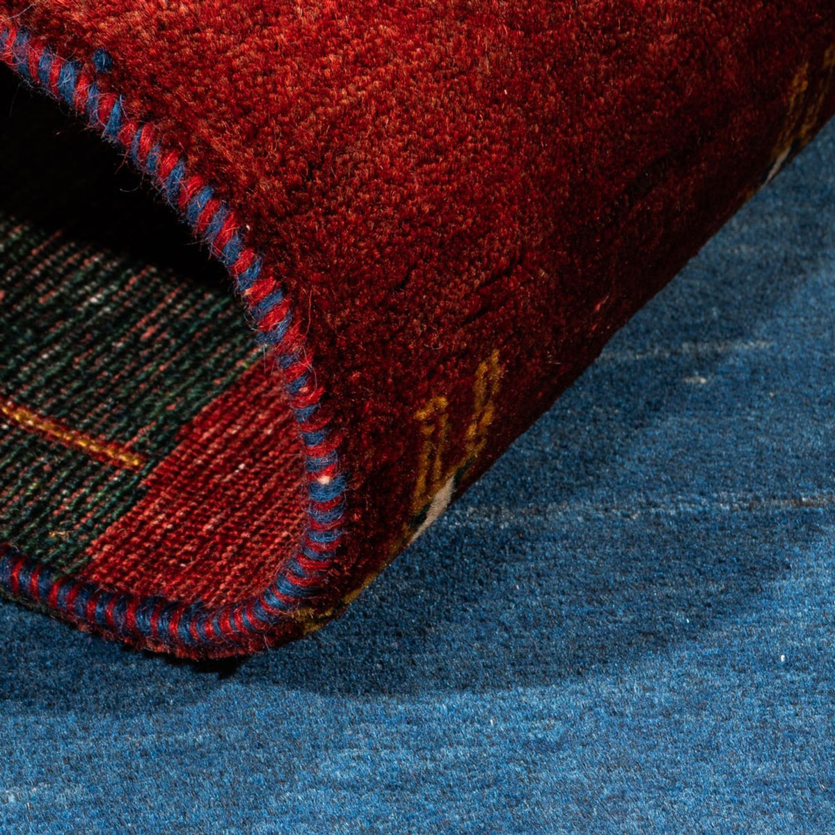 Dywan Gabbeh - Loribaft Perski - Royal - 122 x 83 cm - wielokolorowy