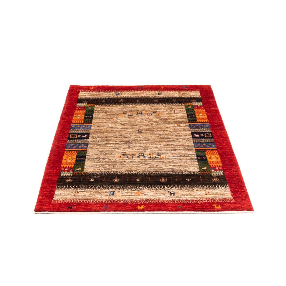 Dywan Gabbeh - Loribaft Perski - Royal - 130 x 87 cm - szary