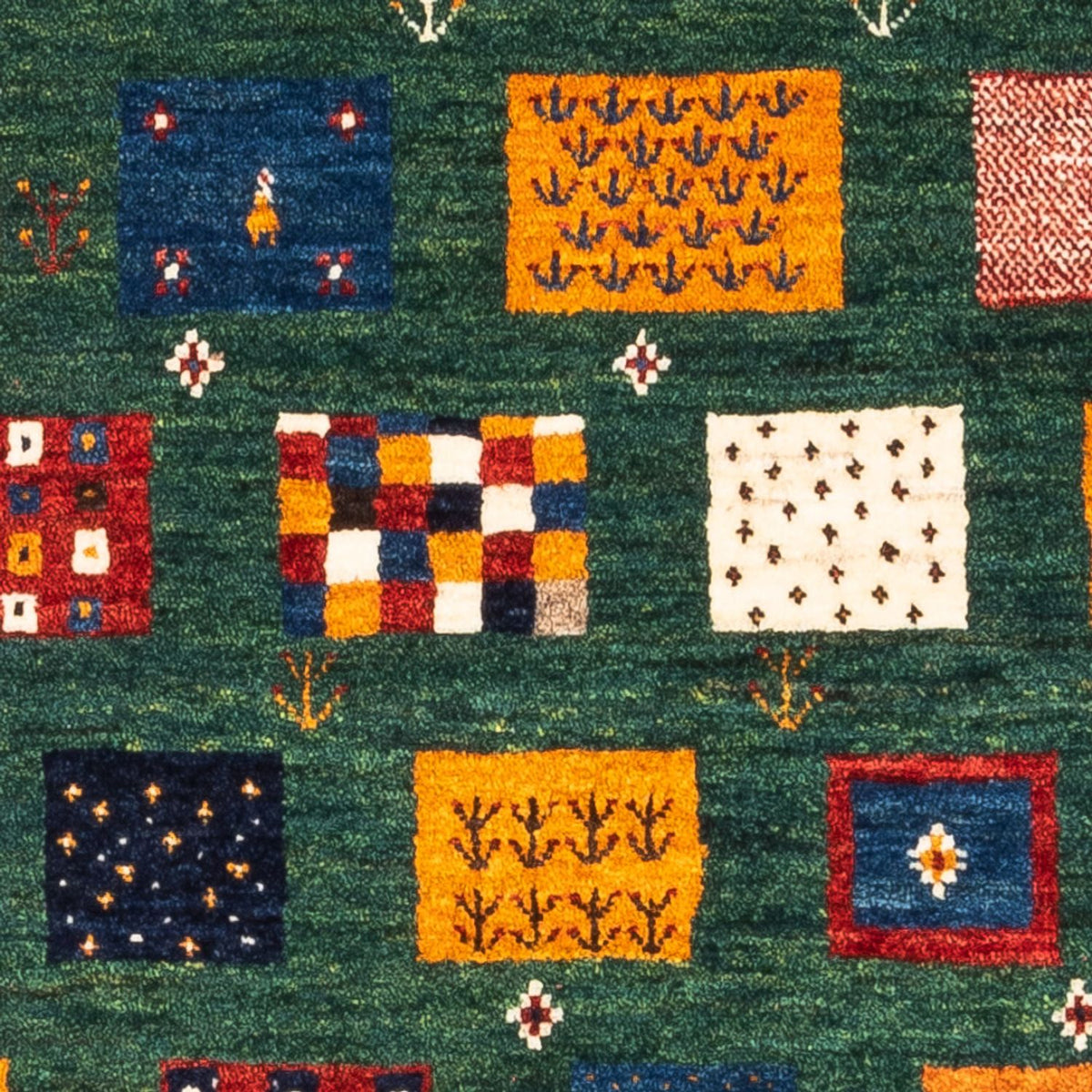 Dywan Gabbeh - Loribaft Perski - Royal - 125 x 80 cm - wielokolorowy