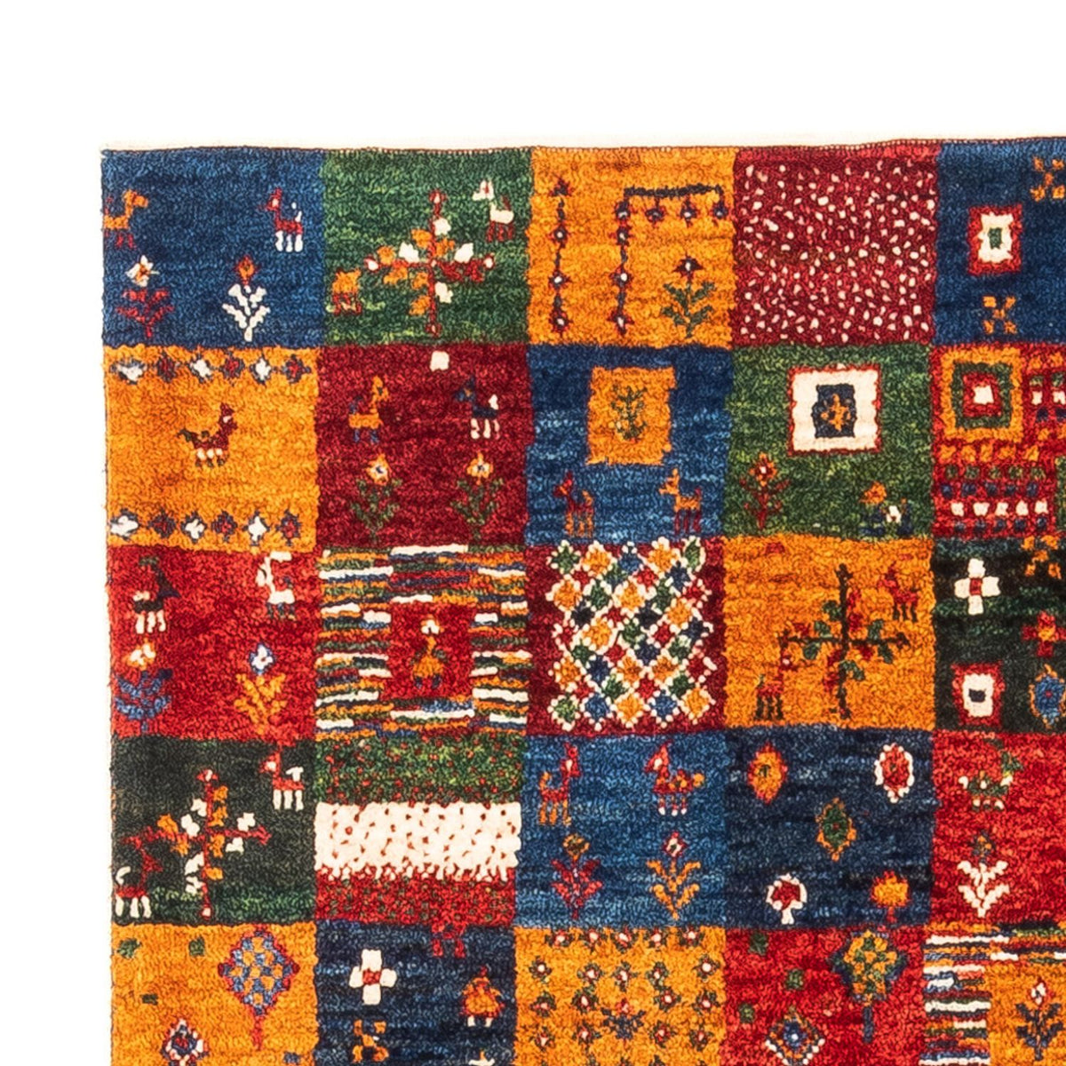 Dywan Gabbeh - Loribaft Perski - Royal - 119 x 85 cm - wielokolorowy