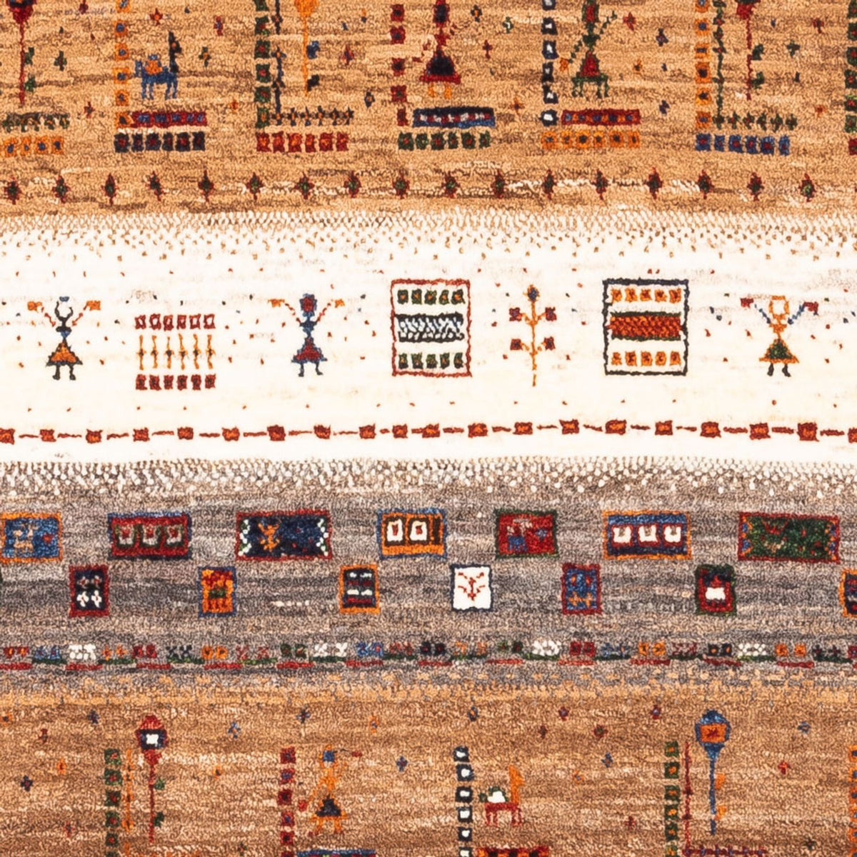 Dywan Gabbeh - Loribaft Perski - Royal - 124 x 85 cm - wielokolorowy