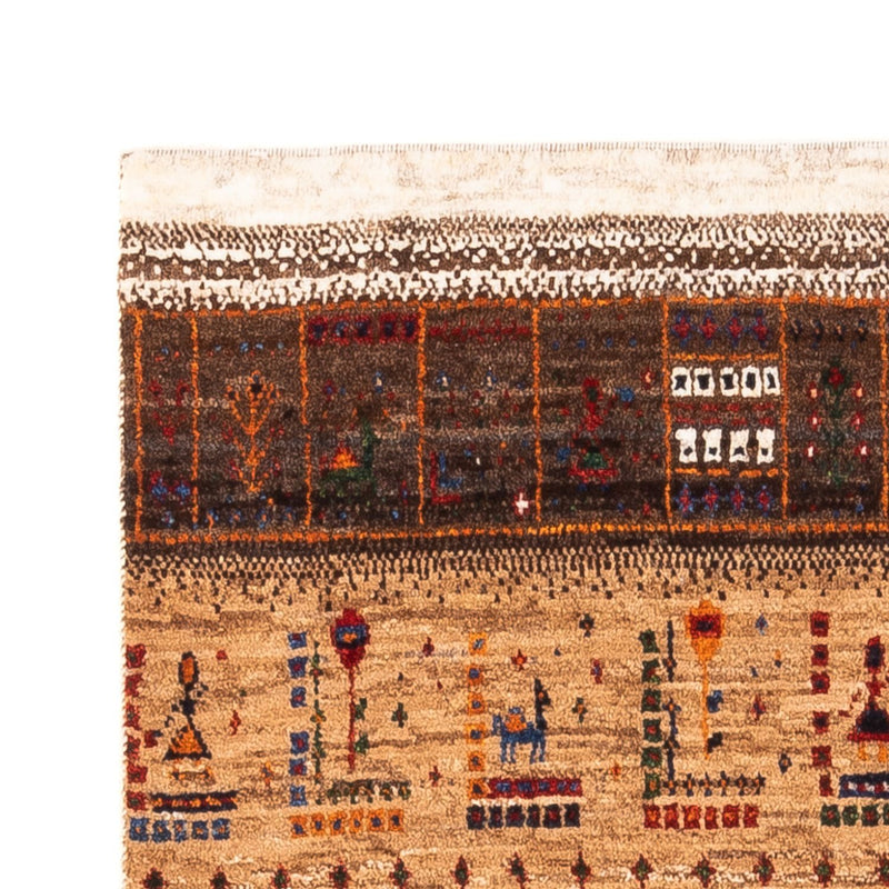 Dywan Gabbeh - Loribaft Perski - Royal - 124 x 85 cm - wielokolorowy