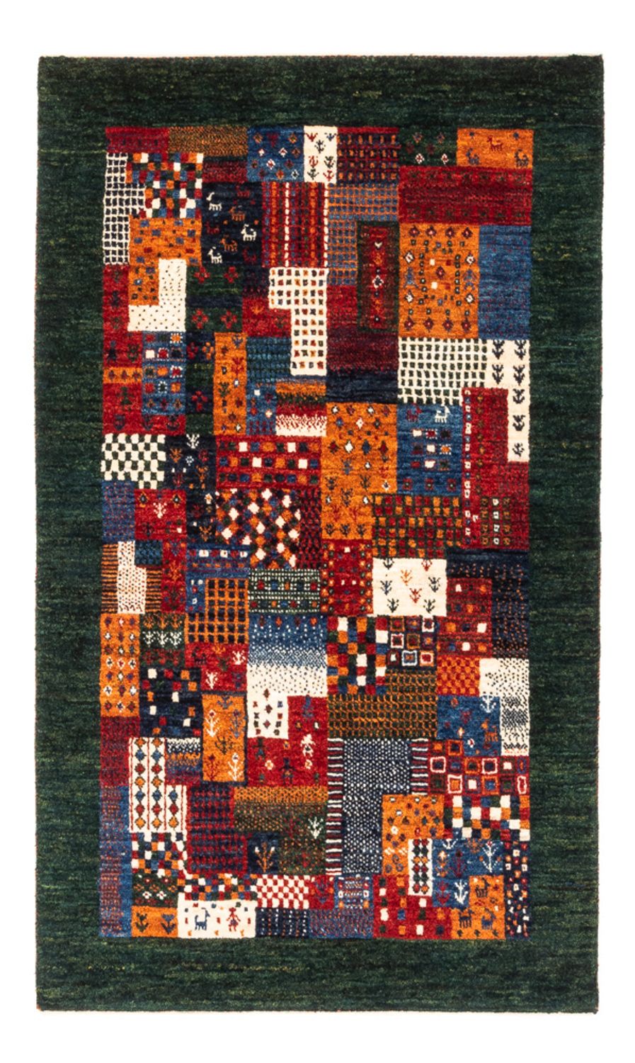 Dywan Gabbeh - Loribaft Perski - Royal - 133 x 83 cm - wielokolorowy