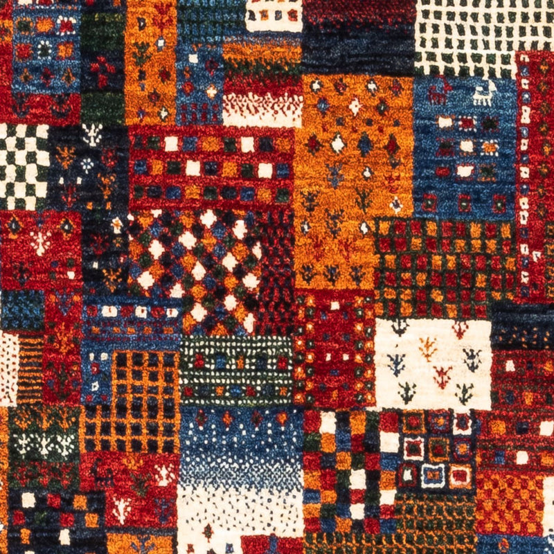 Dywan Gabbeh - Loribaft Perski - Royal - 133 x 83 cm - wielokolorowy