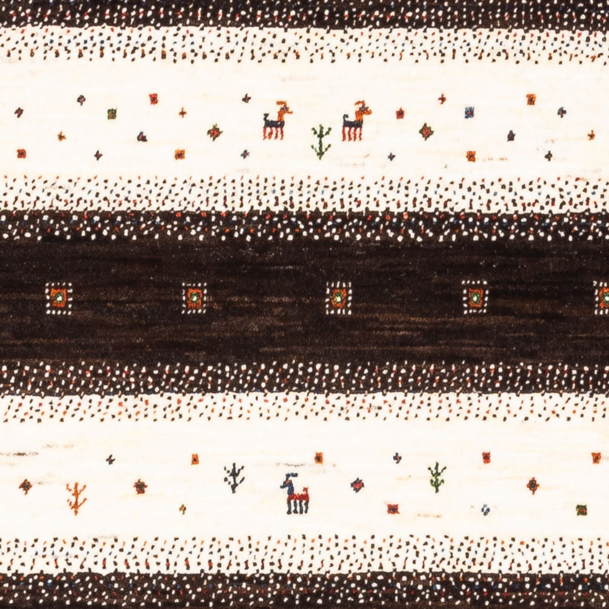 Dywan Gabbeh - Loribaft Perski - Royal - 136 x 84 cm - wielokolorowy